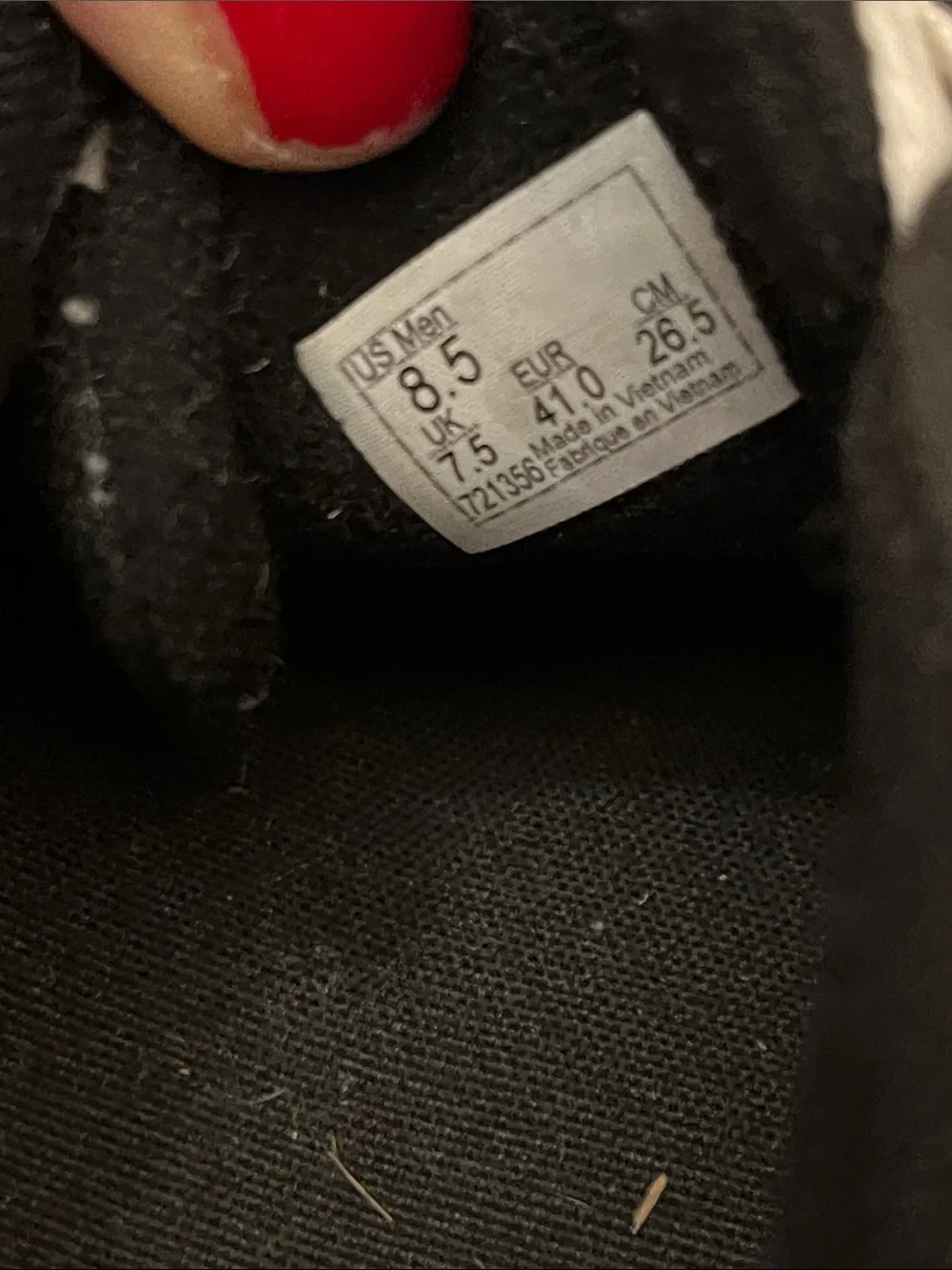 Vans Black and white canvas sneakers
